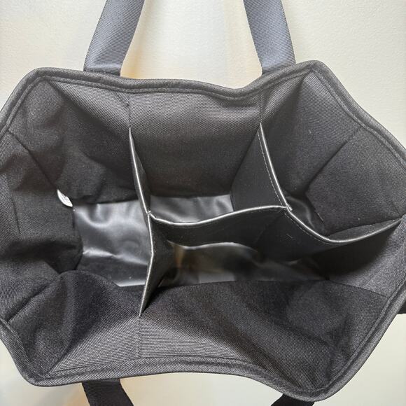 Vera Bradley Black Canvas Lighten Up Everything Organizer - Picture 5 of 6